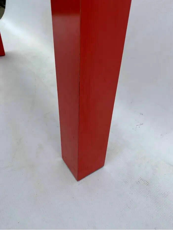 photo vinterior Milo Baughman For Thayer Coggin Formica Red Side Or Coffee Table 1960s Mid Century