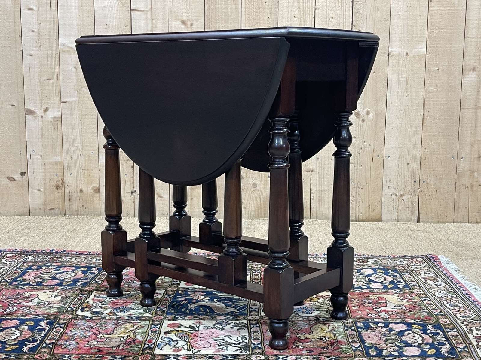 English Table In Mahogany photo vintage