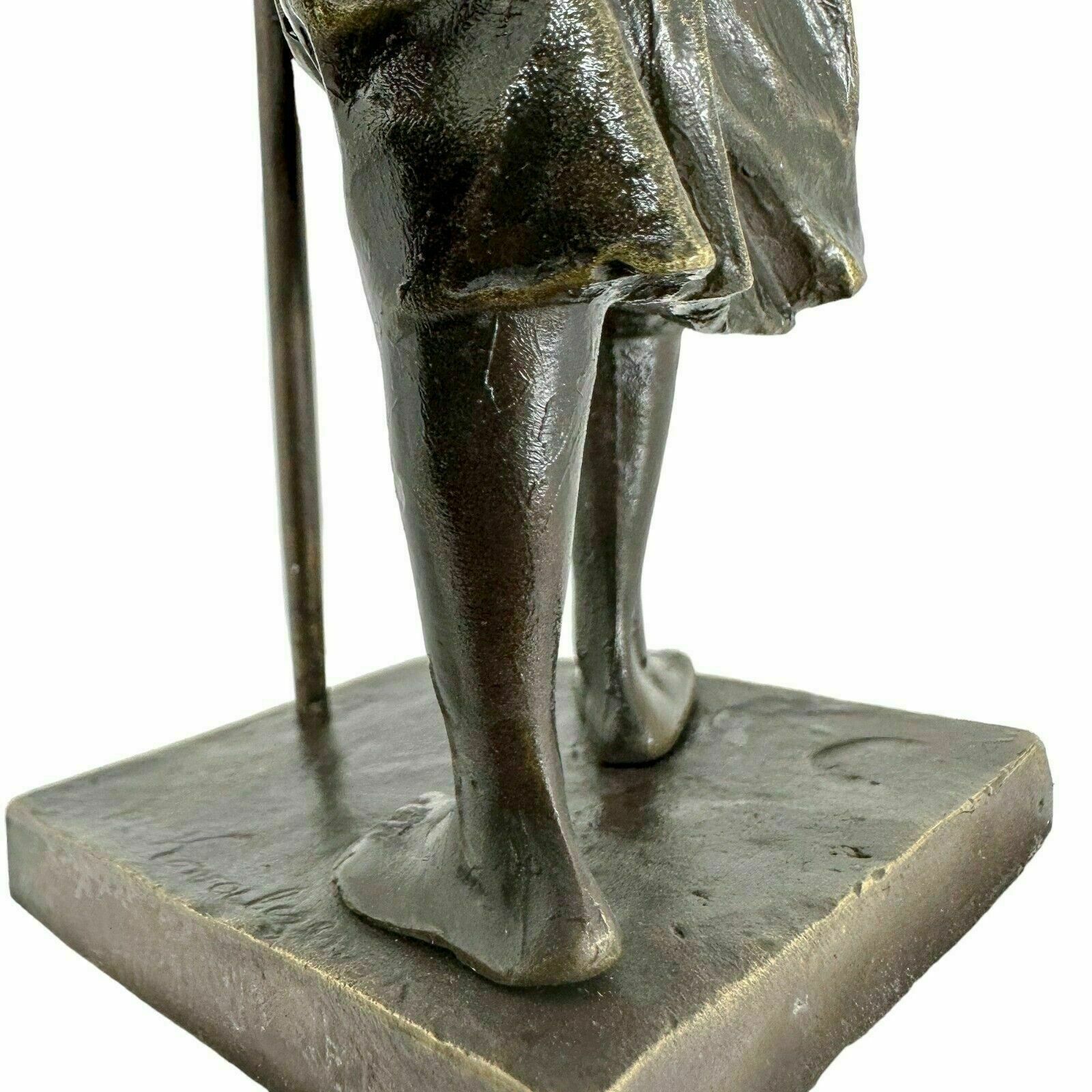 photo vinterior Paul Ludwig Kowalczewski Bronze Sculpture Arab Water Carrier  Braunlich Langlotz