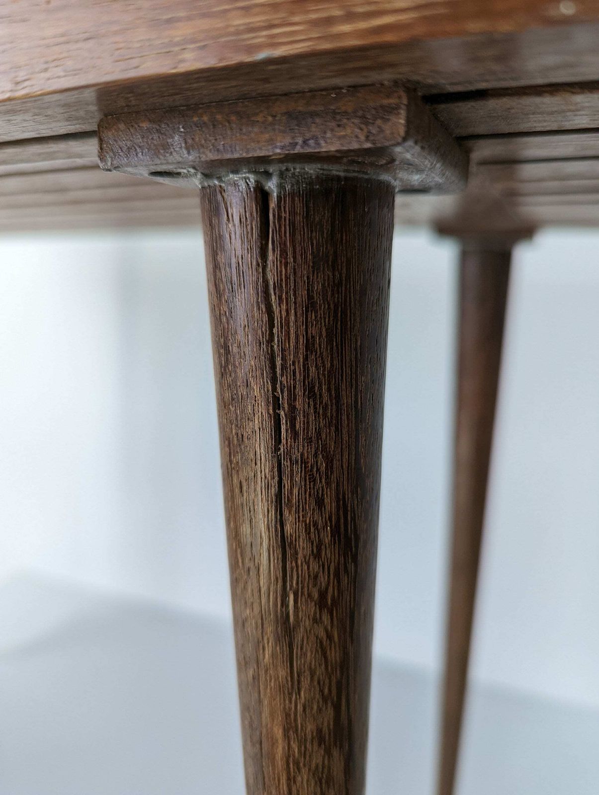 photo for sale Mel Smilow Style Danish Table With Ceramics, 1960s