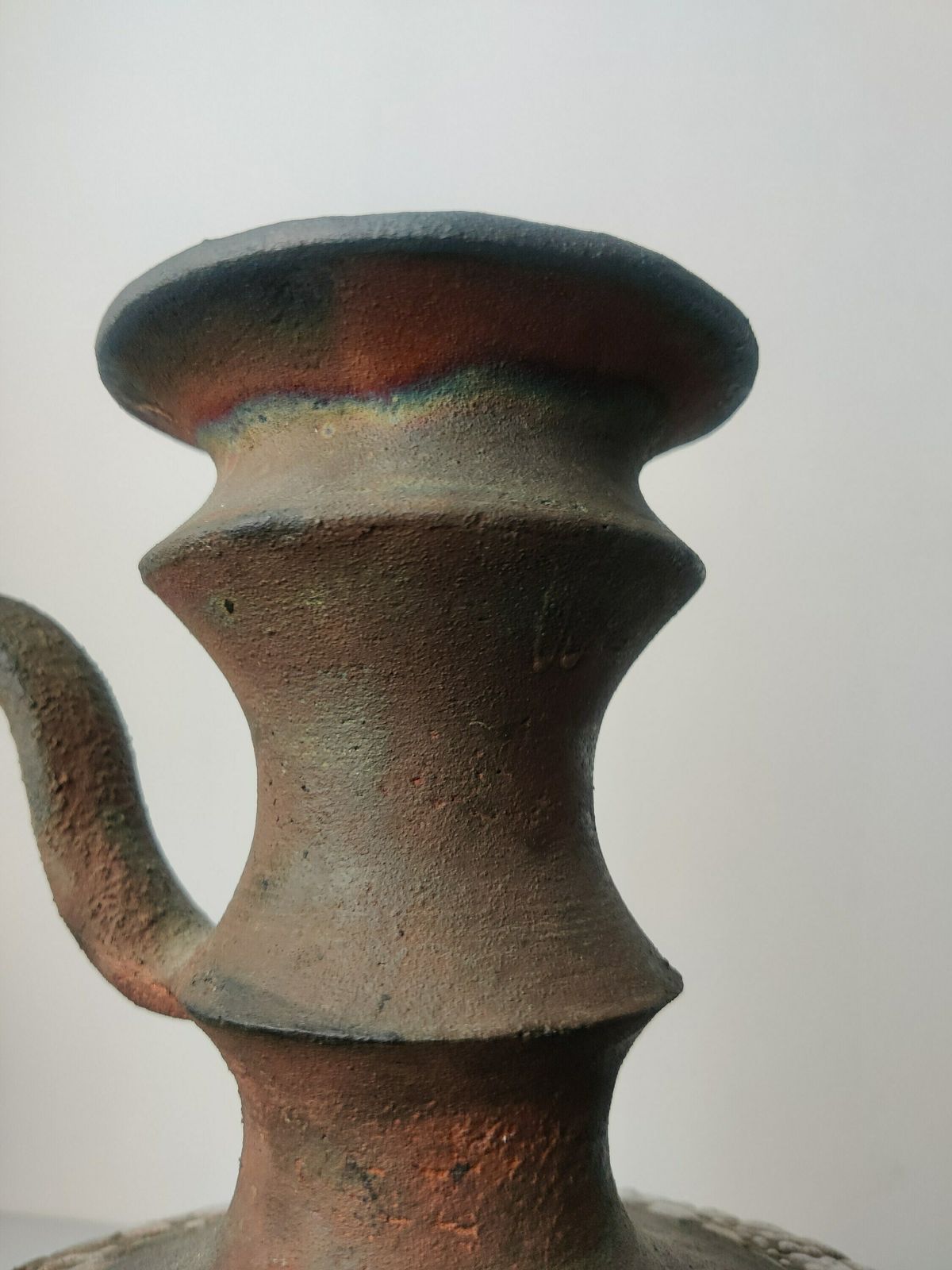 Large Pitcher Vase In Signed Signature Glazed Ceramics photo vinterior