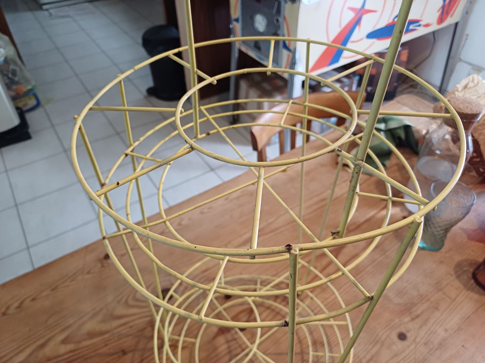 photo buy Vintage 1950s Mategot Style Metal Servant