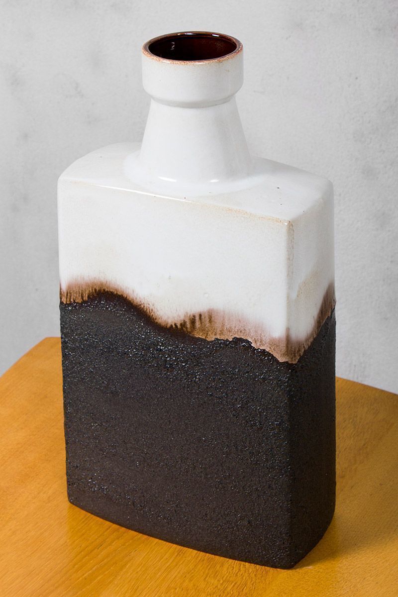 Vintage Ceramic Block Vase, 1970s photo Home Decor