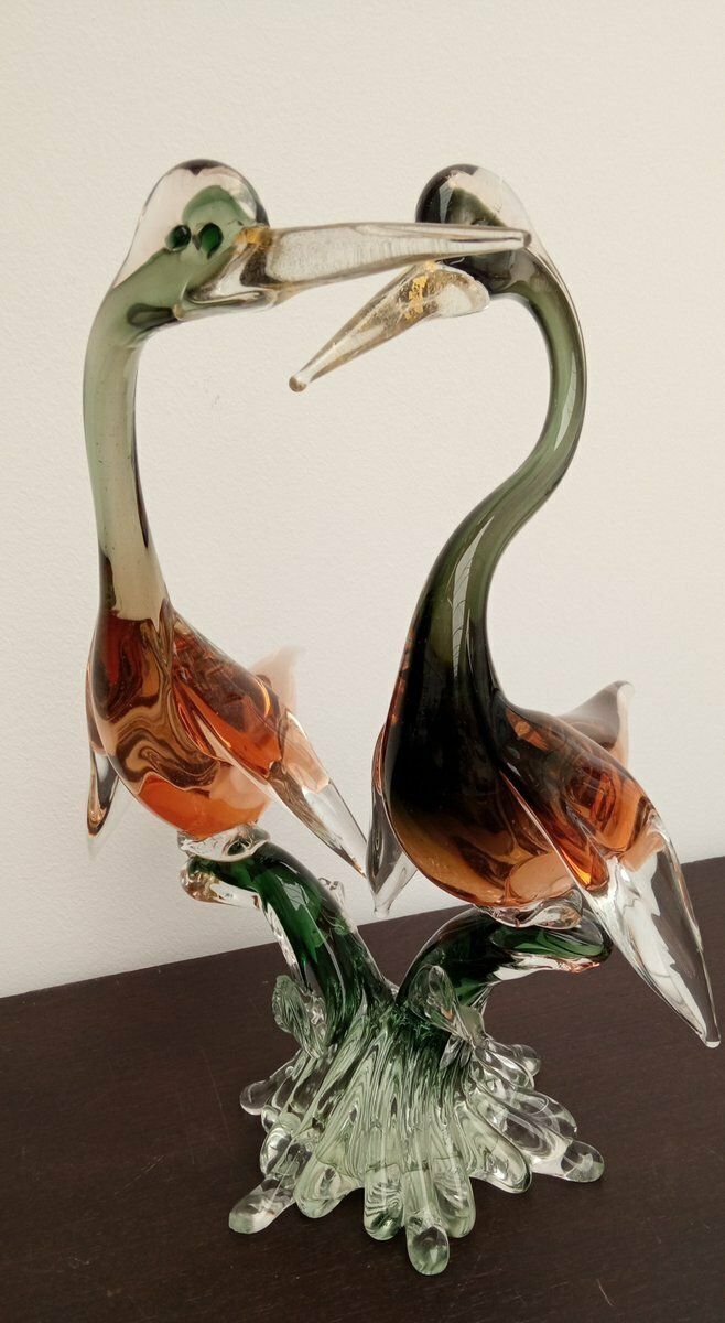 Cormorants In Murano Glass Archimede Seguso, 1970s photo buy