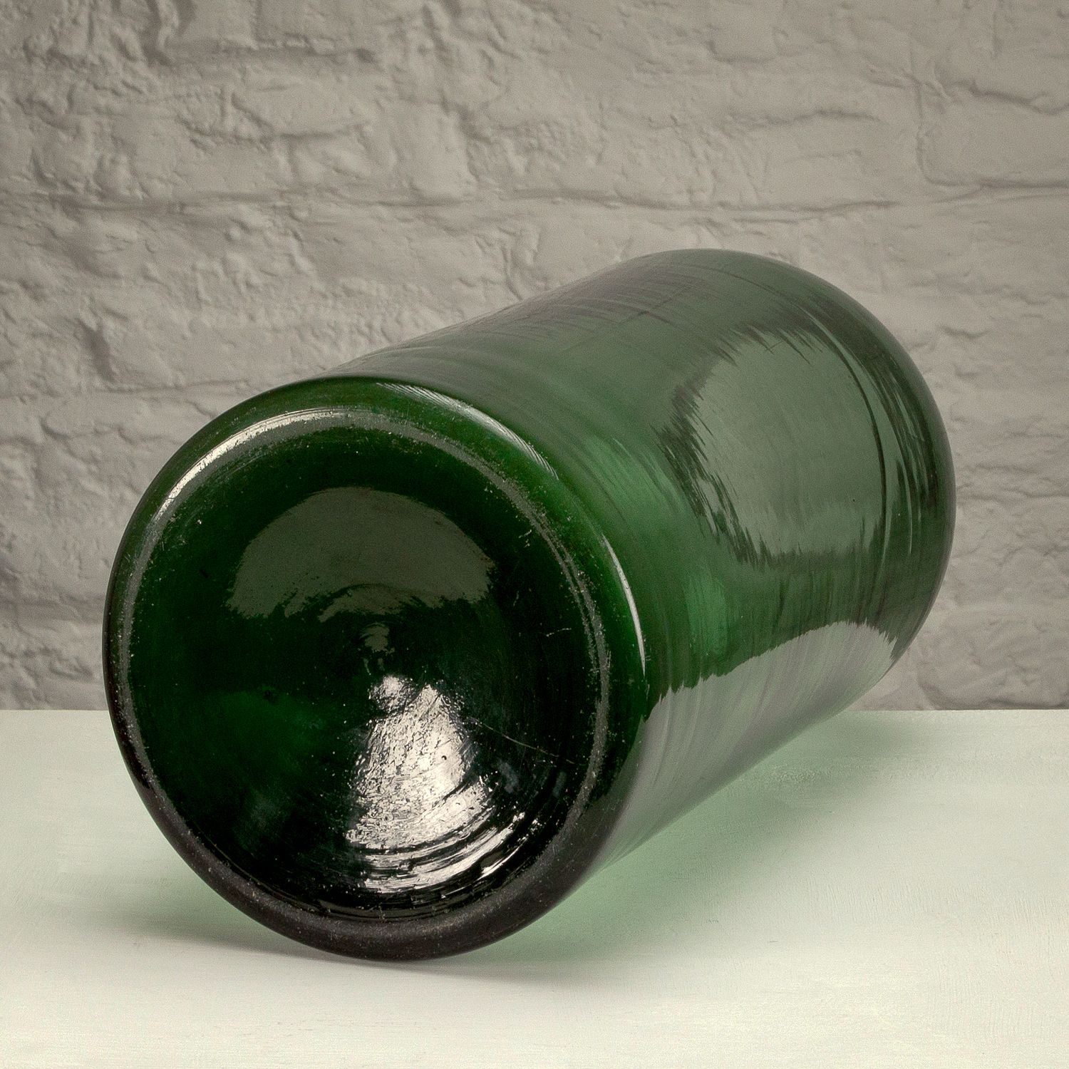 Large Hand Blown Antique Glass Pickling Jar, Denmark, 19th Century photo Home Decor