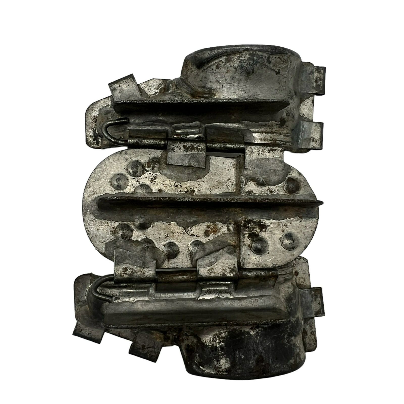 Antique French Letang Fils Hobnail Boot Chocolate Mould   Antique Candy Mould   No 207   108 Rue Vieille Du Temple   Paris   Kitchenalia photo 54.0
