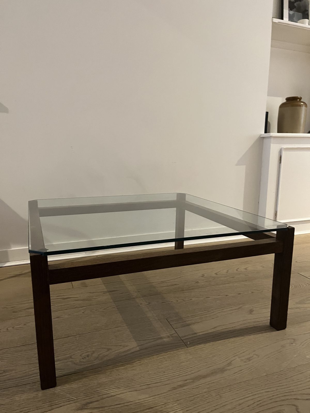 Wenge And Glass Coffee Table By Kho Liang Ie Liesbosch For Spectrum, 1950 photo vinterior