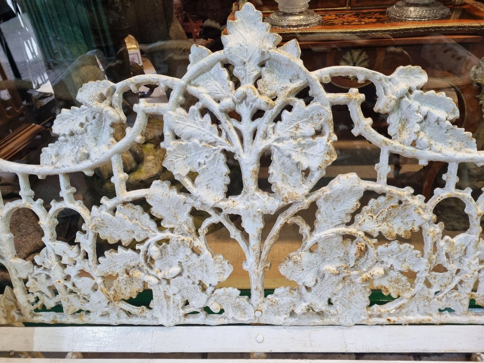 Cast Iron Coalbrookedale Style Bench photo furniture