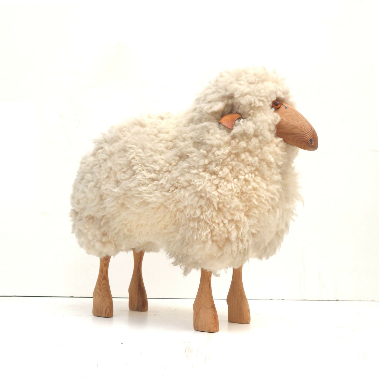 Rare Large Sheep By Hanns Peter Krafft For Meier From The 1970s photo furniture