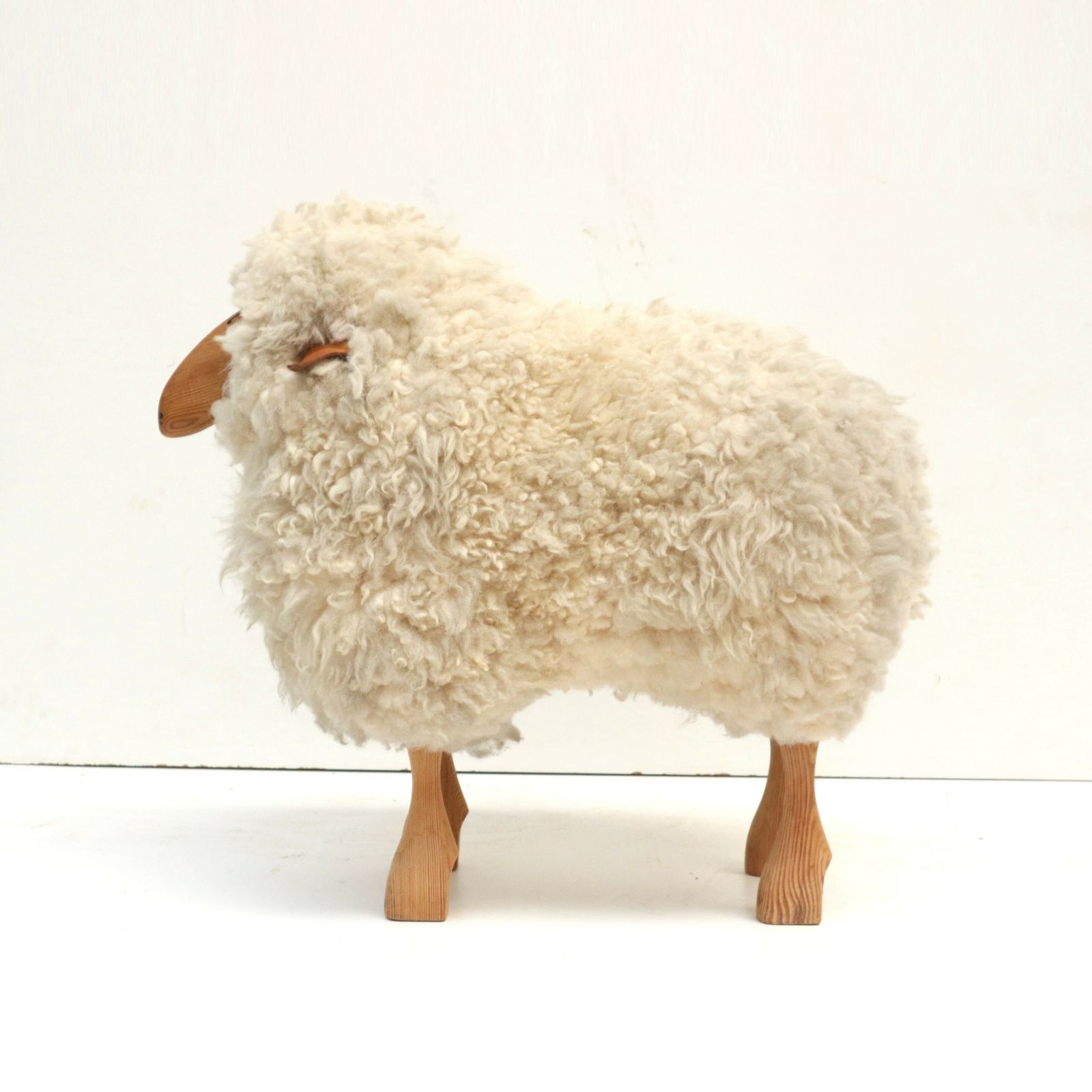 Rare Large Sheep By Hanns Peter Krafft For Meier From The 1970s photo Furniture