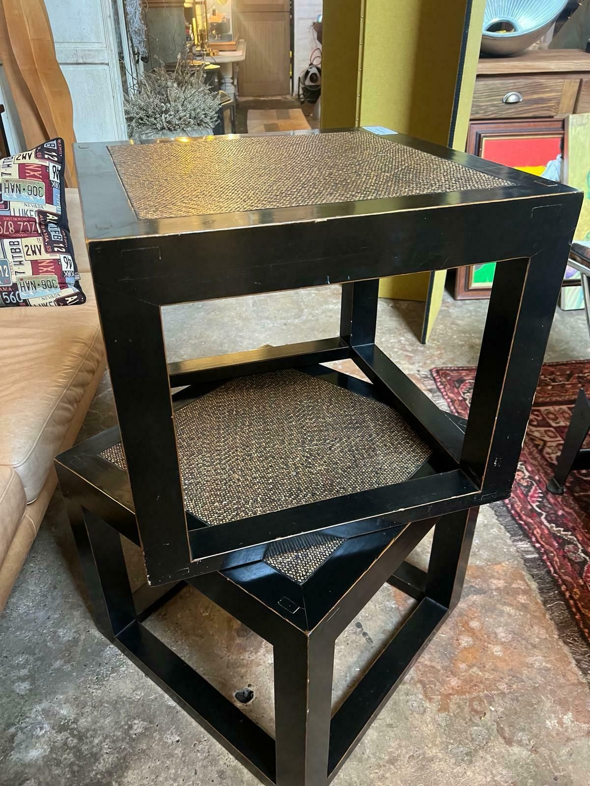Ebonised End Tables photo for sale