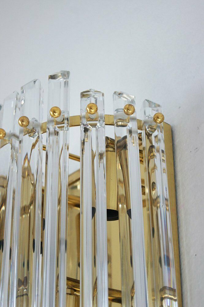 Large Wall Lamps In The Style Of Venini, Set Of 2 photo for sale
