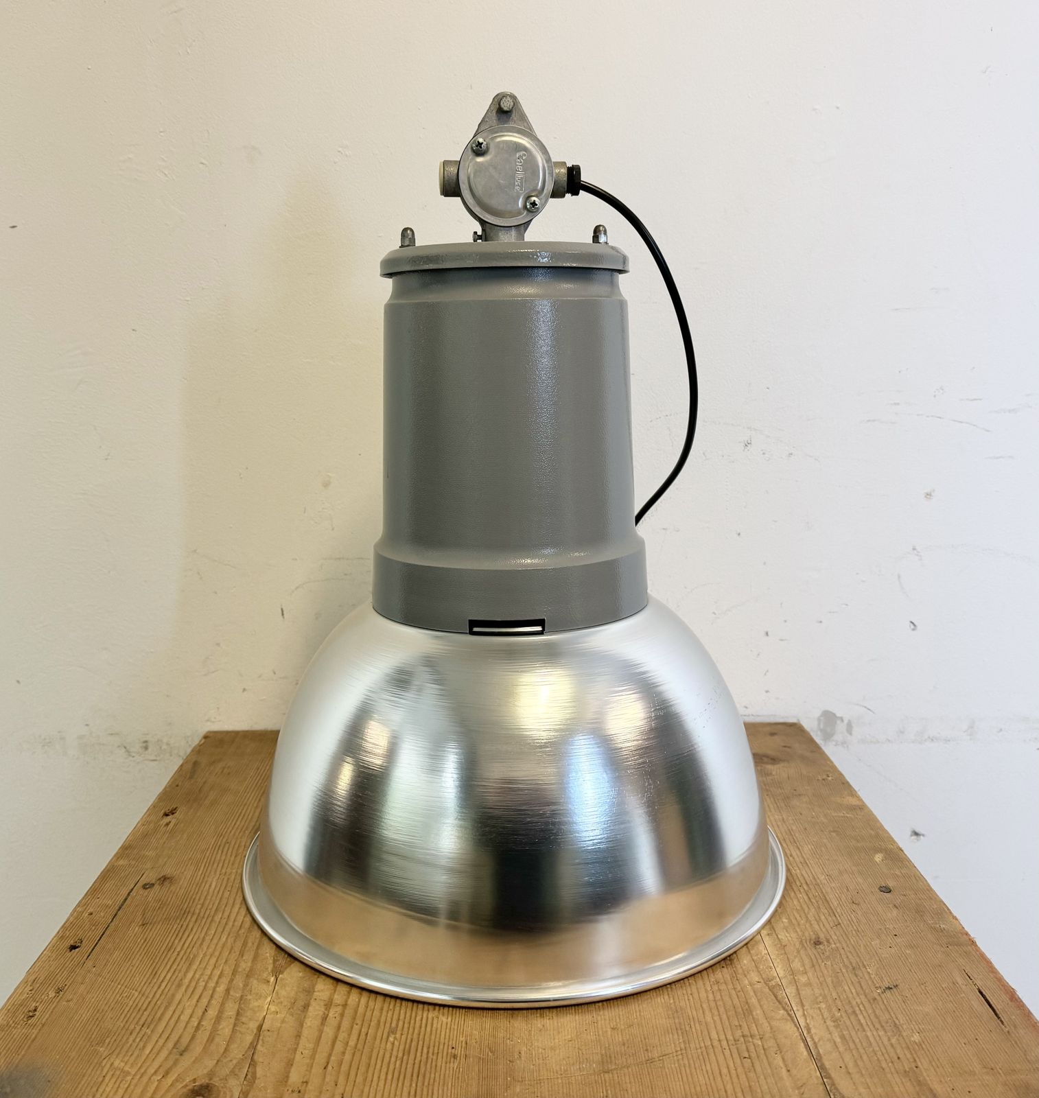 Industrial Italian Aluminium Pendant Lamp From Fael Luce, 1970s photo Lighting