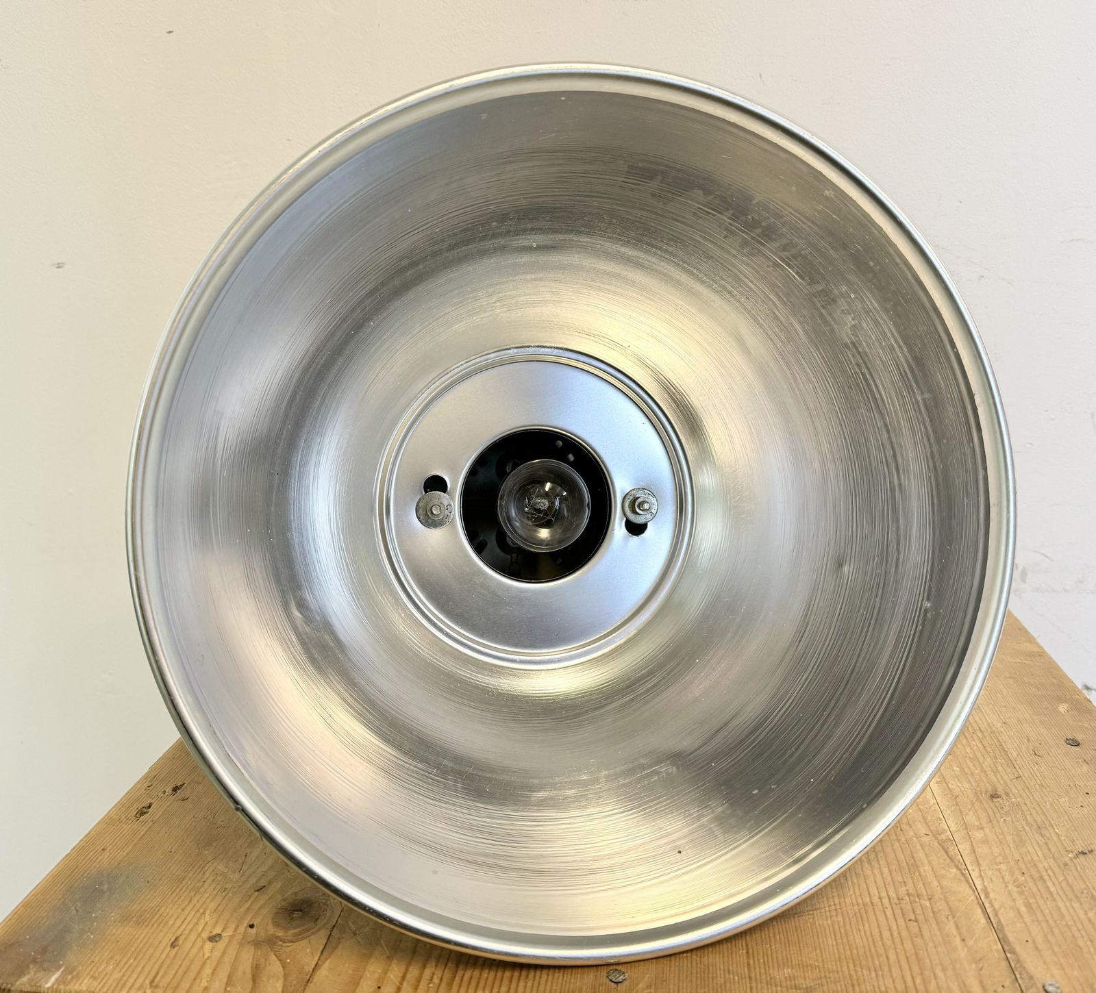 photo for sale Industrial Italian Aluminium Pendant Lamp From Fael Luce, 1970s