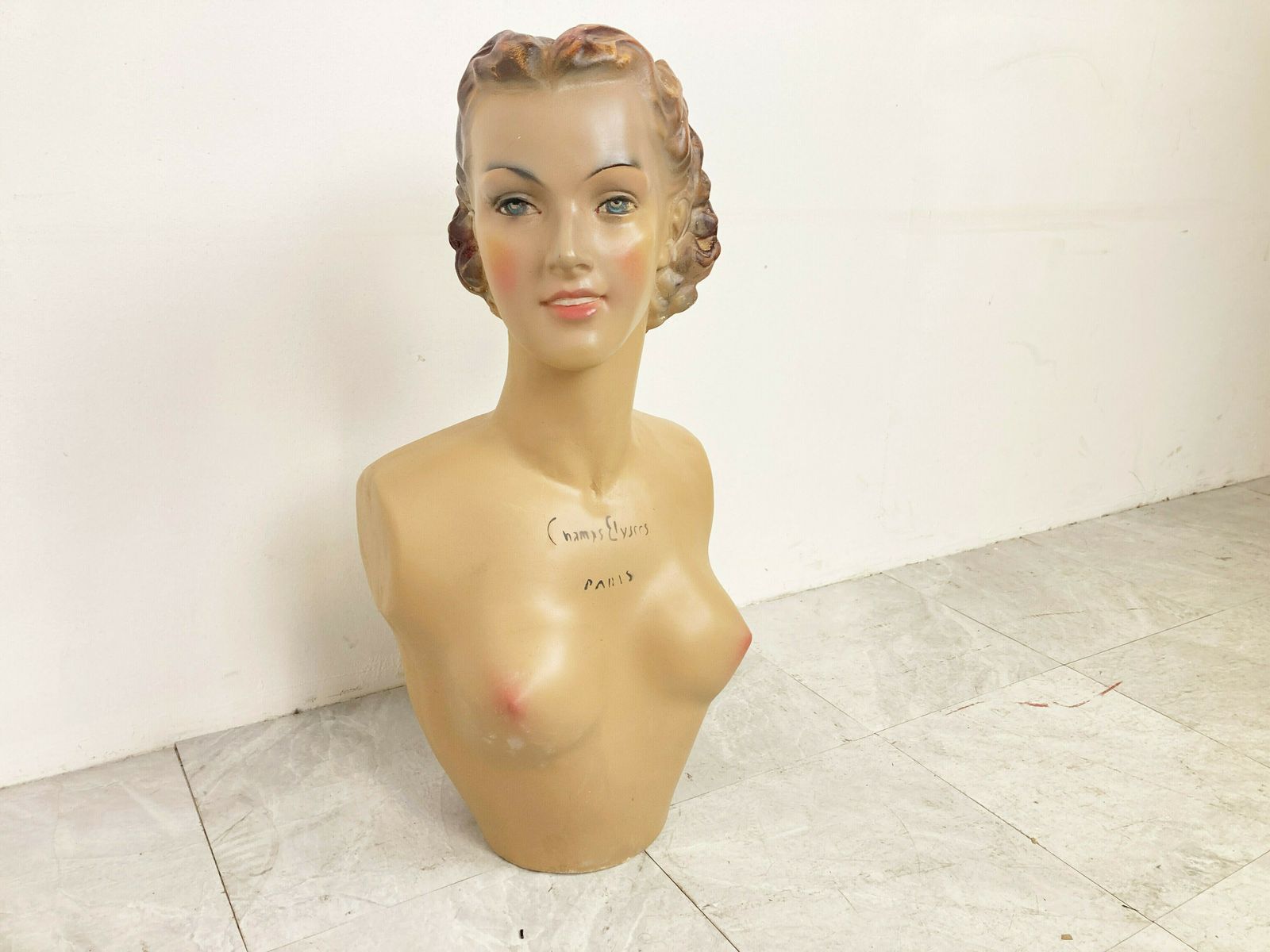 Vintage French  Advertising Statue, 1960s photo furniture