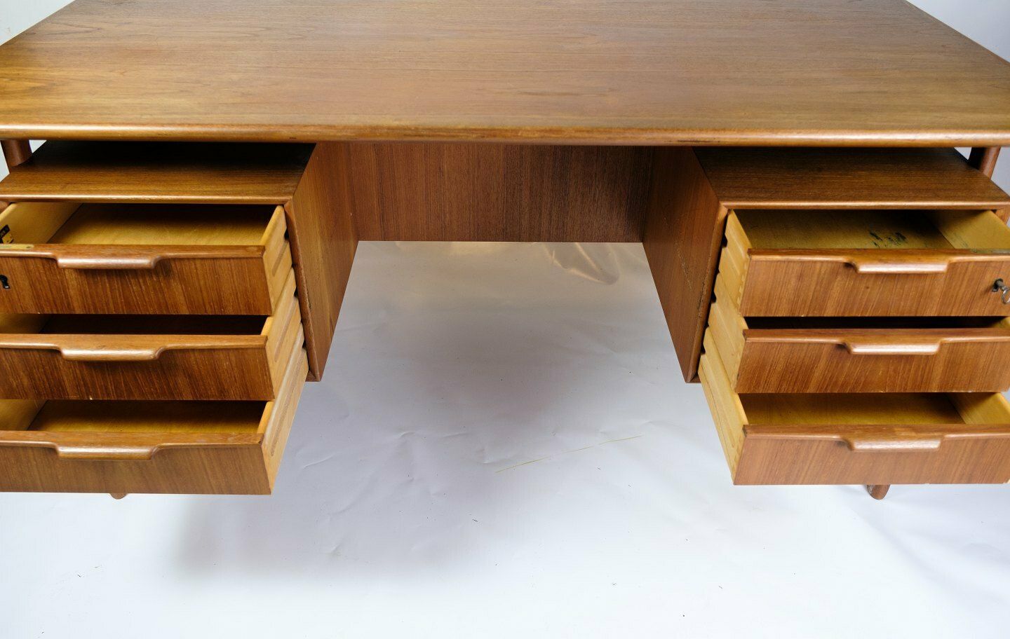 Desk In Teak Model 75 By Omann Junior Møbelfabrik From 1960s photo Furniture