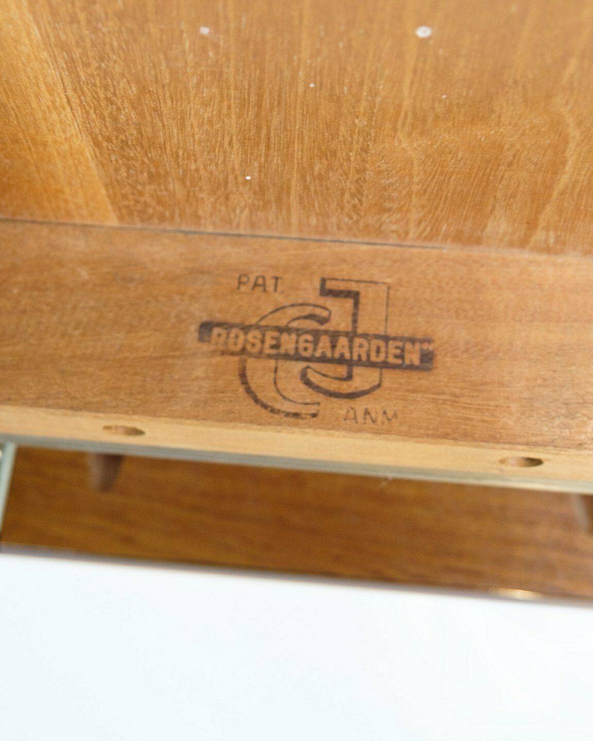 photo for sale Dining Table In Mahogany  By Ole Wancher For P. Jeppesen From 1960s