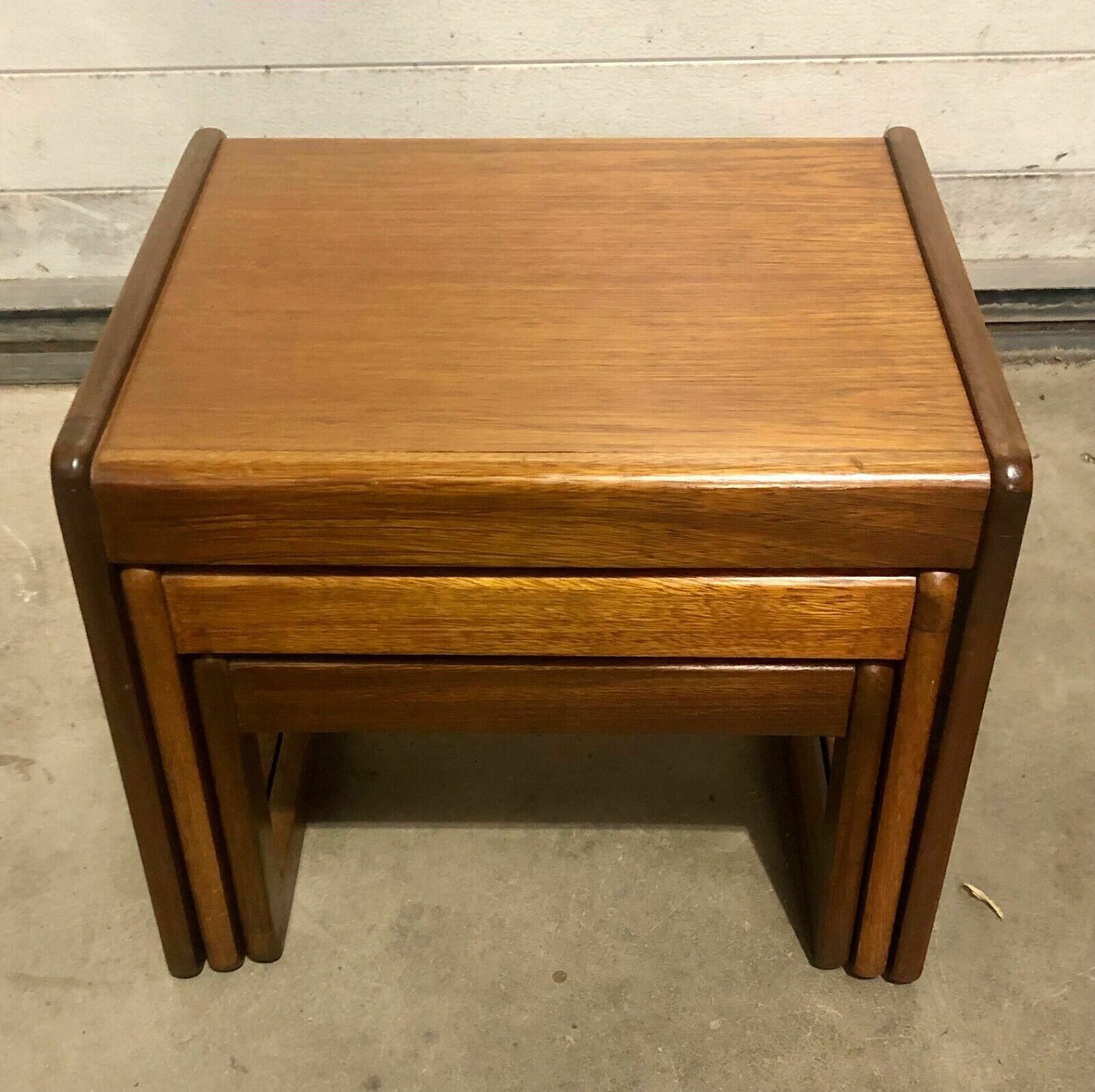 Retro Teak Nest Of Coffee Tables photo vinterior