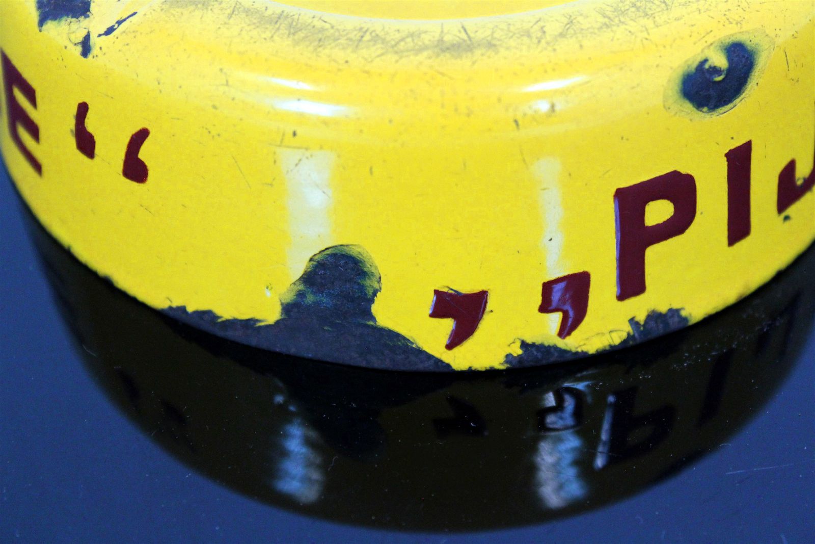 photo furniture Karwinskie Brewery Metal Enamel Ashtray, Poland/Czech Republic, 1930s