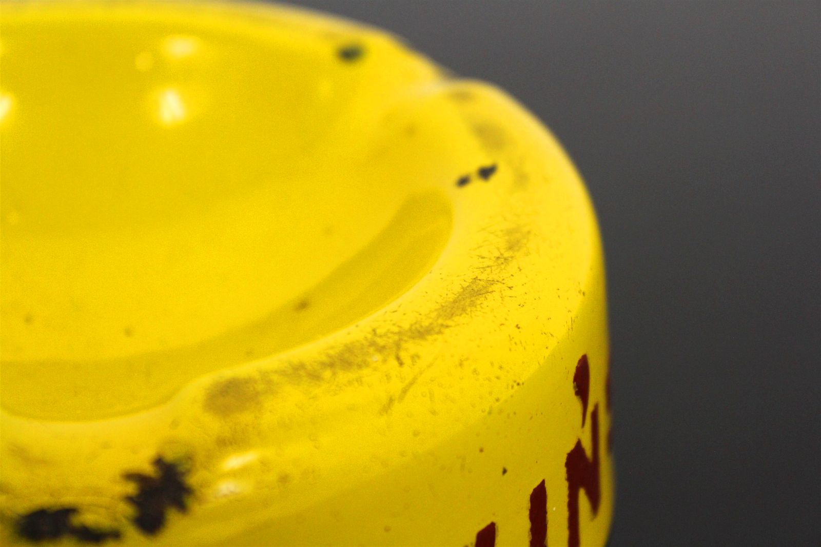 photo for sale Karwinskie Brewery Metal Enamel Ashtray, Poland/Czech Republic, 1930s