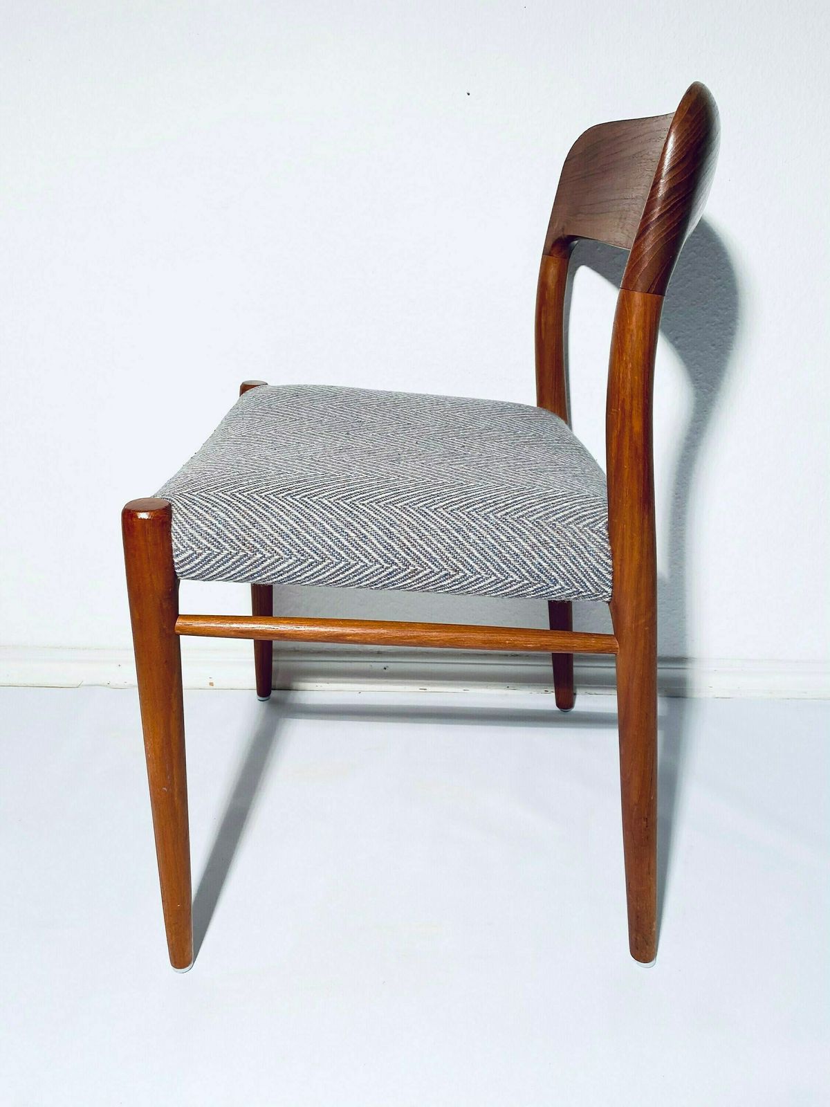 Niels Otto Møller No.75 Teak Midcentury Chair / Vintage Decor 1950s photo 1110.0