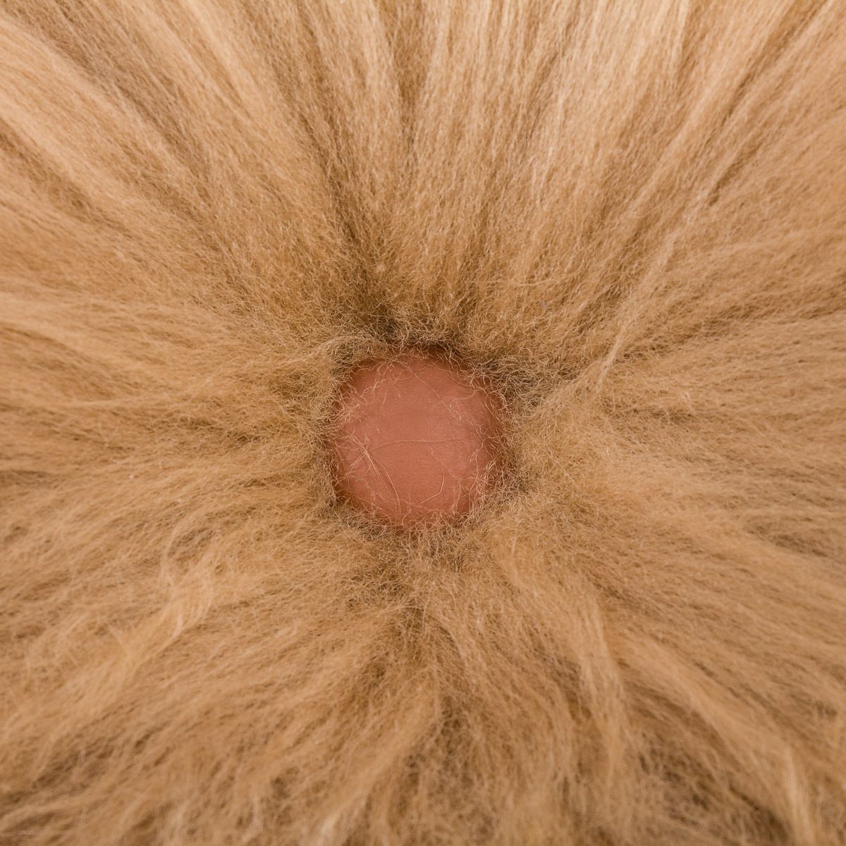 6887.0 Peter Hvidt & Orla Mølgaard Nielsen, Fritz Hansen Three Seater Sofa In Long Sheepskin photo