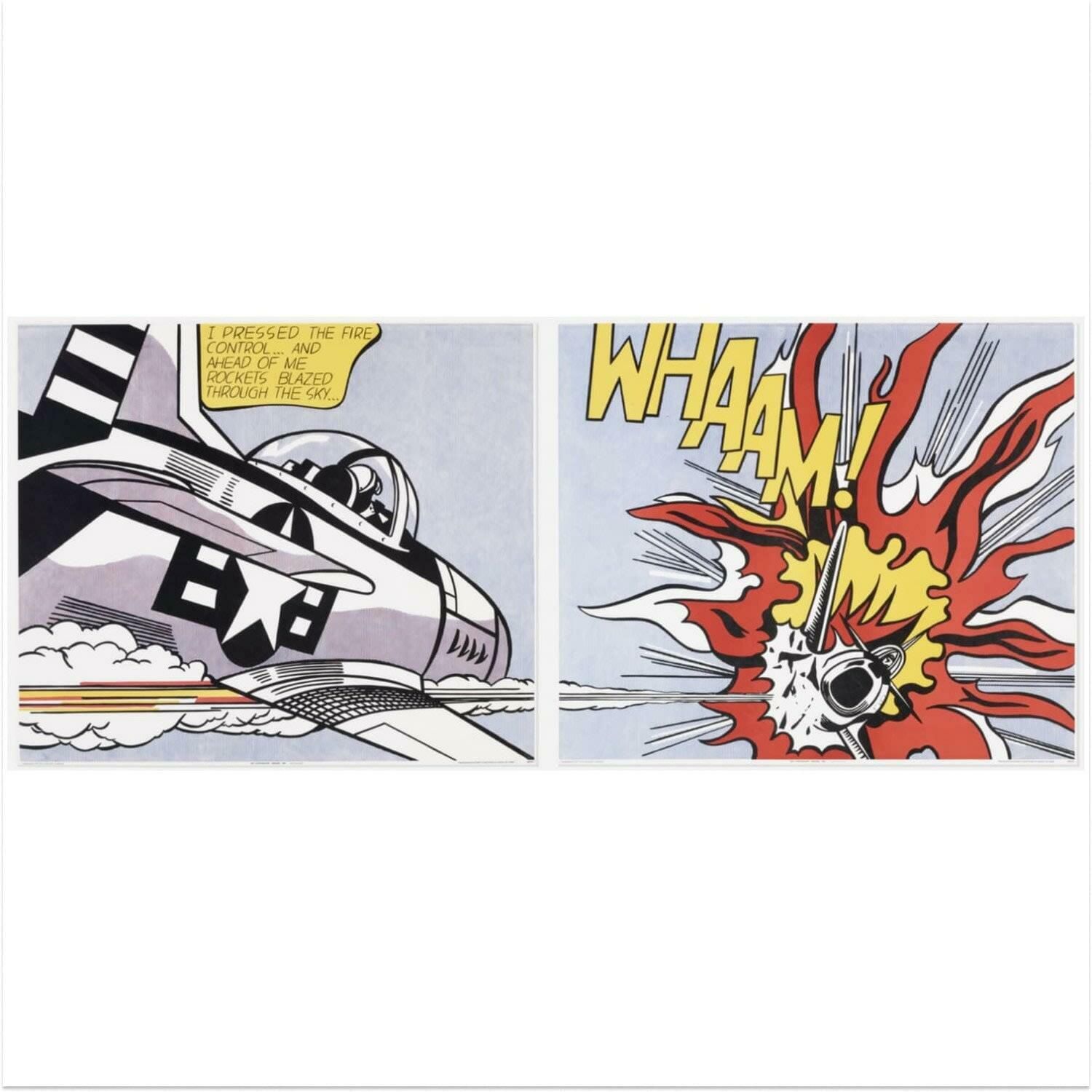 Roy Lichtenstein Whaam, 1968, 1960s