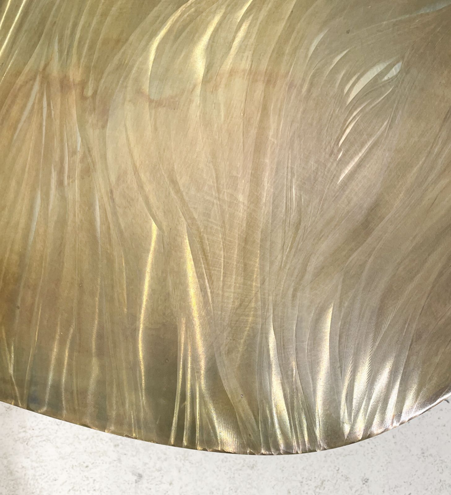 Mid Century Brass Coffee Table By Christian Krekels, Belgium, 1970s photo 6280.0