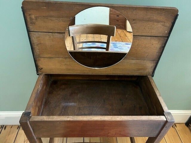 Mid Century Teenager School Desk And Chair photo for sale