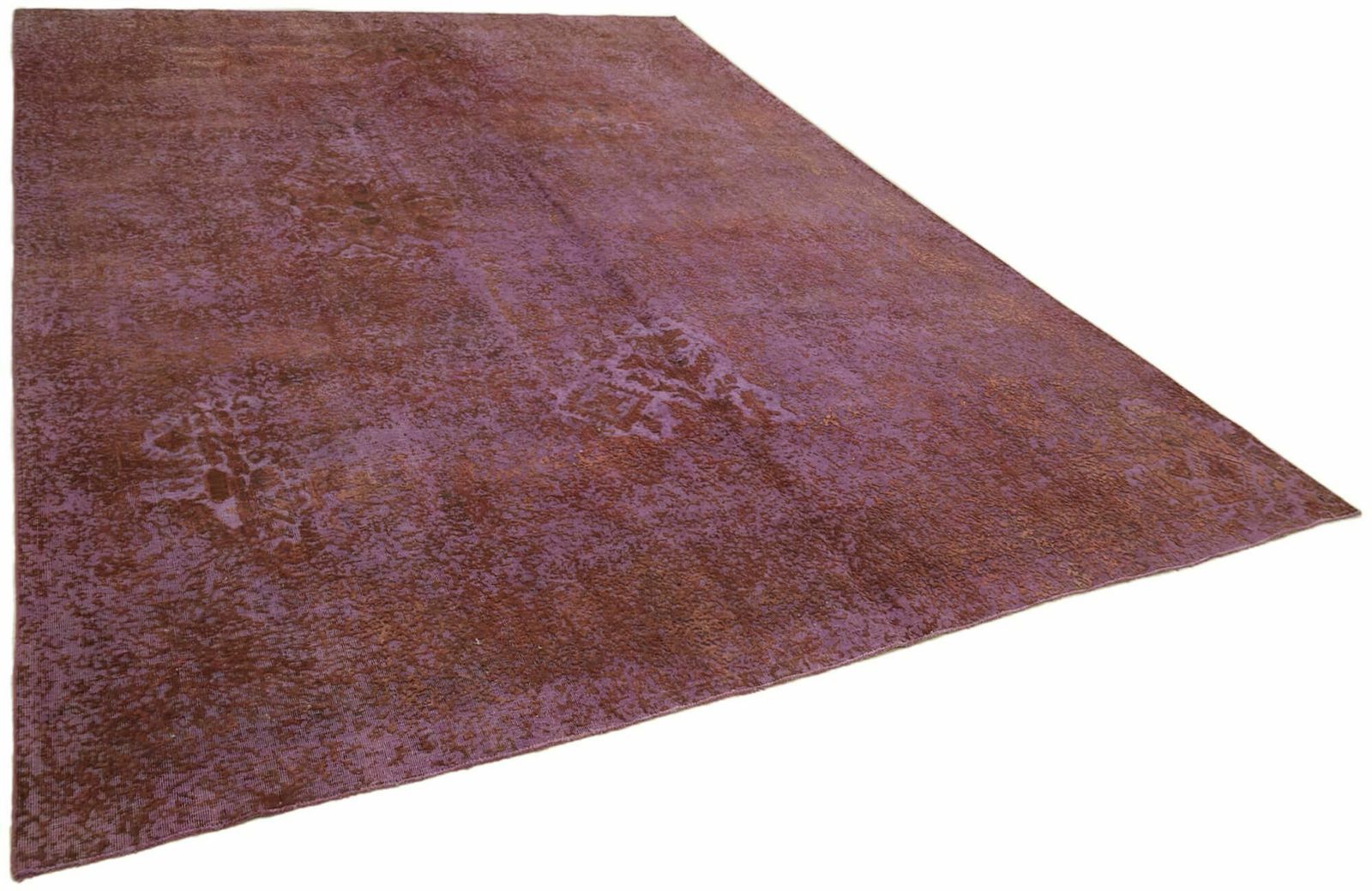 Handmade Purple Overdyed Large Area Rug 292 Cm X 387 Cm photo furniture