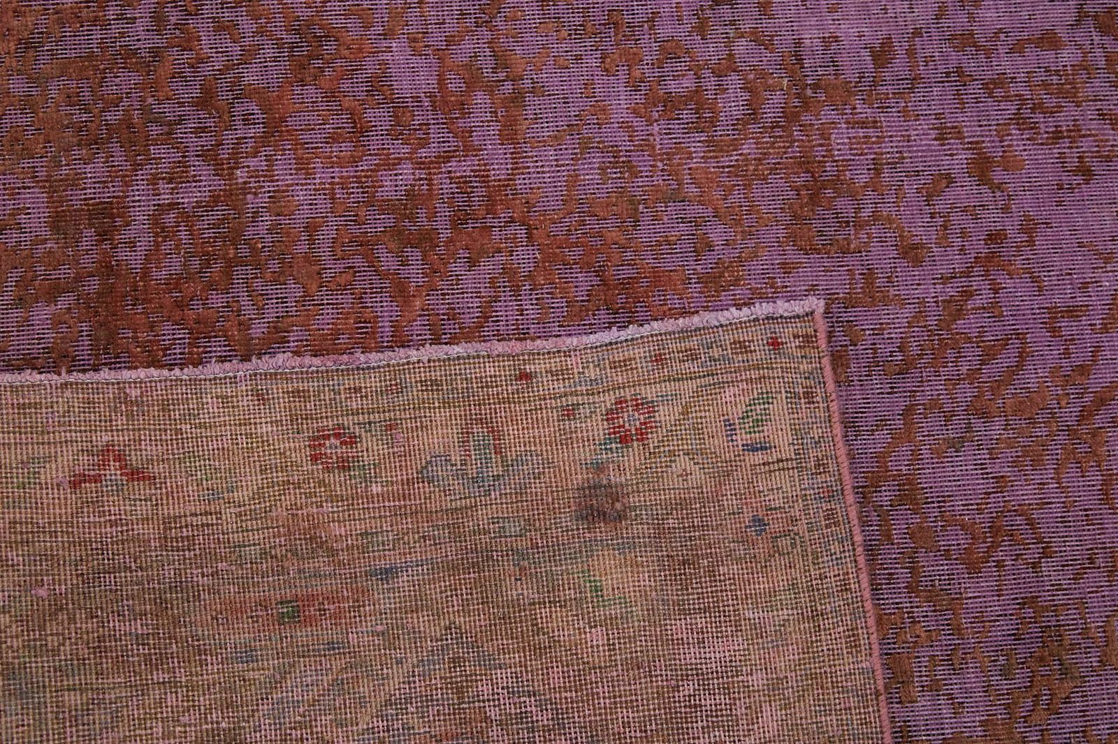 Handmade Purple Overdyed Large Area Rug 292 Cm X 387 Cm photo buy