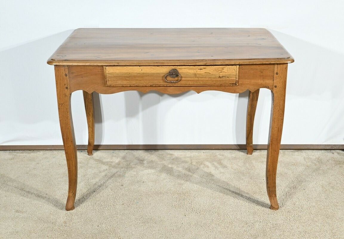Walnut And Cherry Office Table, Louis XV Style – Early 19th Century