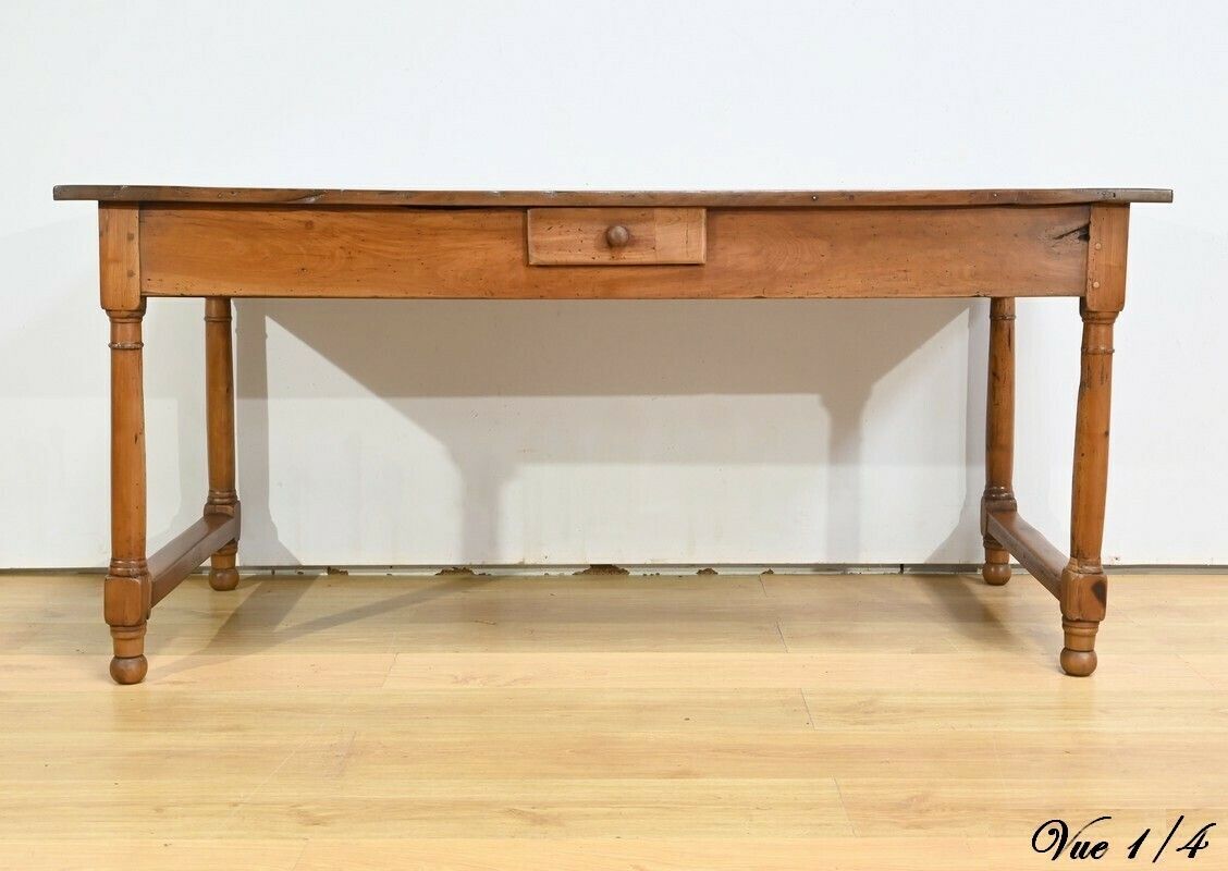 Property Farm Table In Cherry, Louis XIV Style – Early 19th Century photo buy