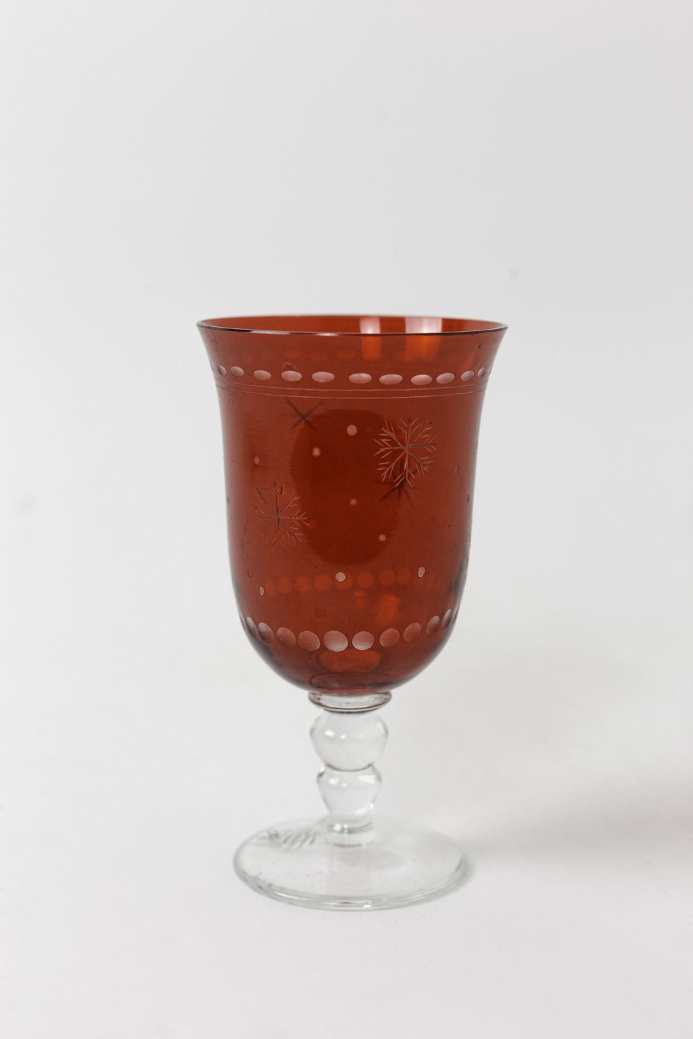 Home Decor Bohemian Crystal Style Glassware Set, Contemporary Work photo