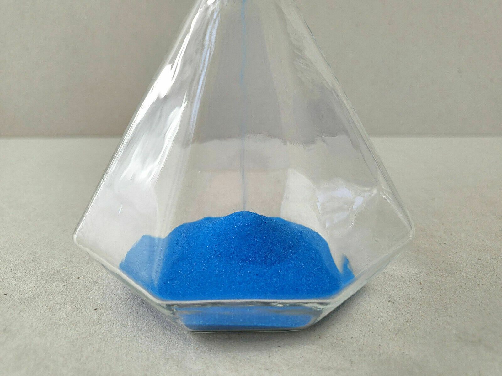 Vintage Hourglass 1970 Space Age Blue Sand Duration 10 Minutes 70s 70s Retro photo vinterior