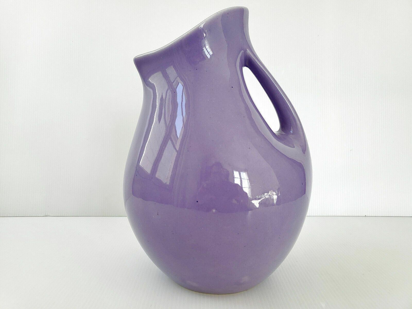 photo furniture Superbe Vase Vintage 1960 Ceramique Parme Rose 60s 1960s Retro Annees 60 Signé
