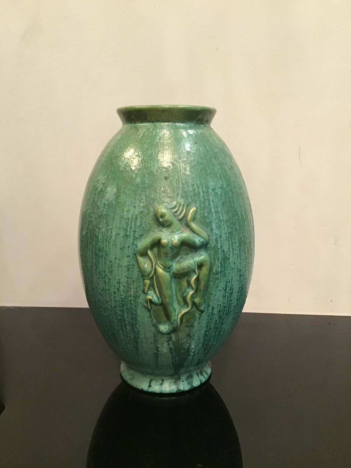 Lavenia Angelo Biancini Maiolica Vase, 1930, Italy photo for sale