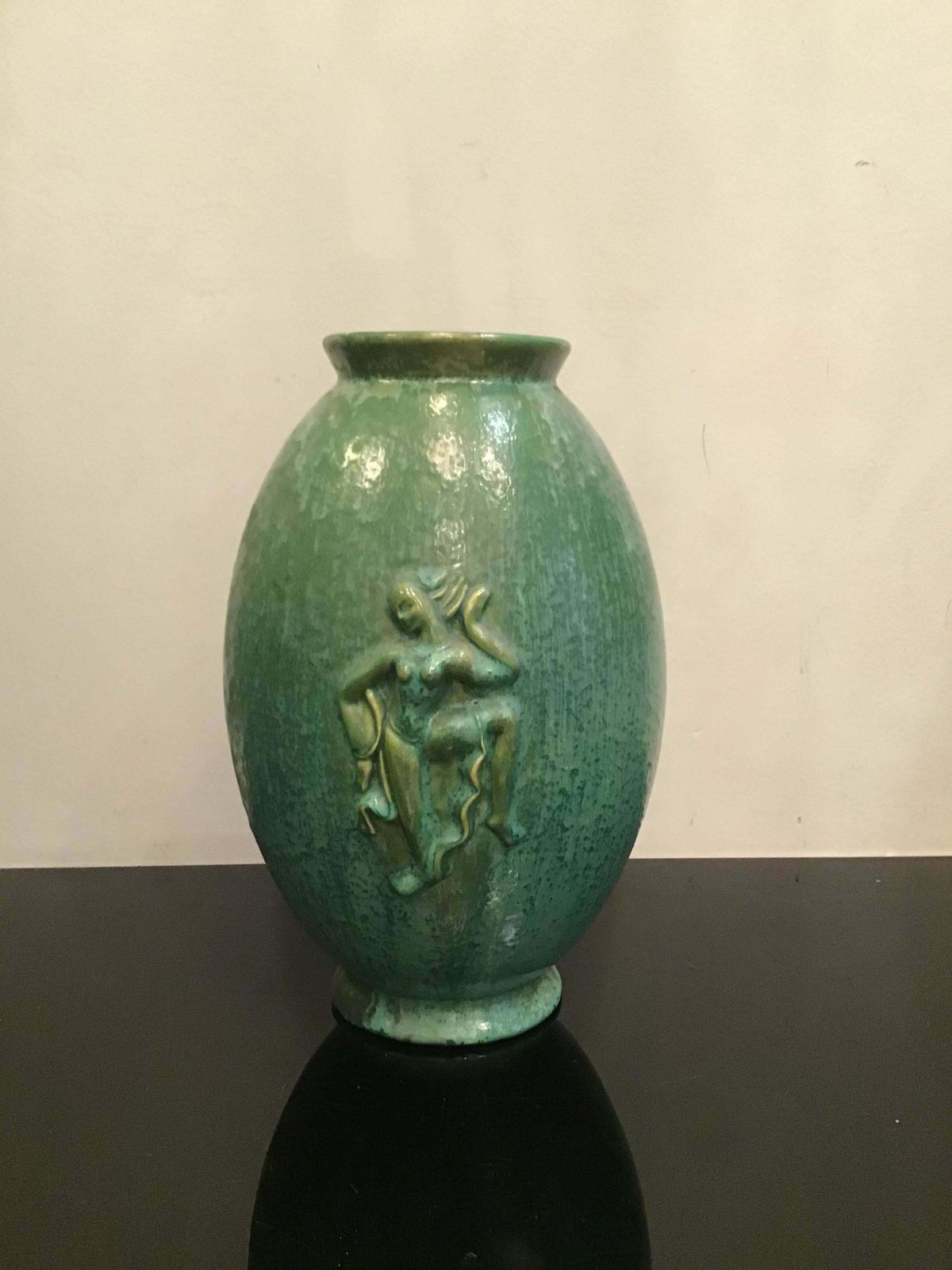 Lavenia Angelo Biancini Maiolica Vase, 1930, Italy photo buy