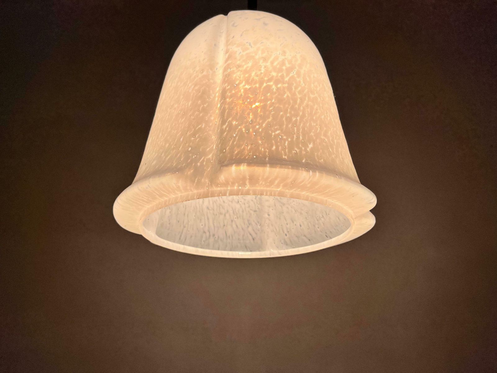 Midcentury Glass Pendant Lamp By Glashütte Limburg, 1960s photo buy