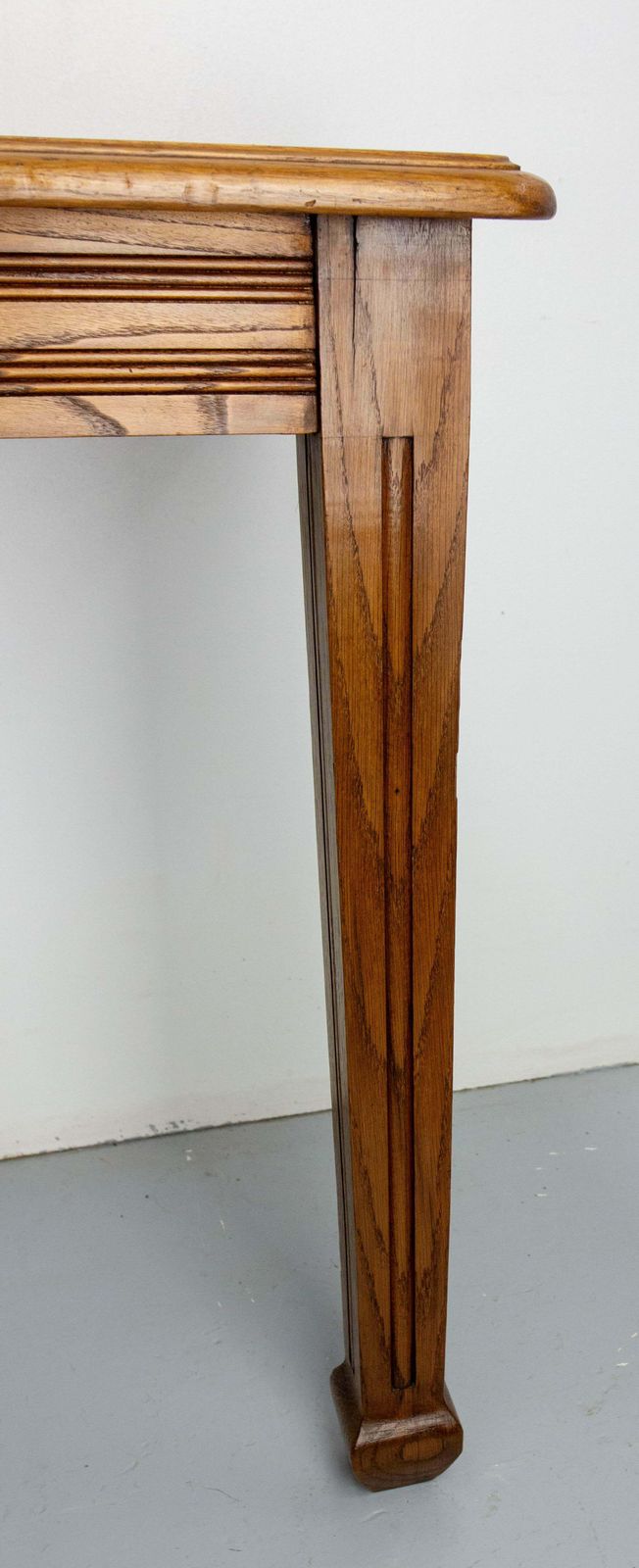 photo for sale Antique French Oak Wall Mounted Console Art Deco Circa 1940