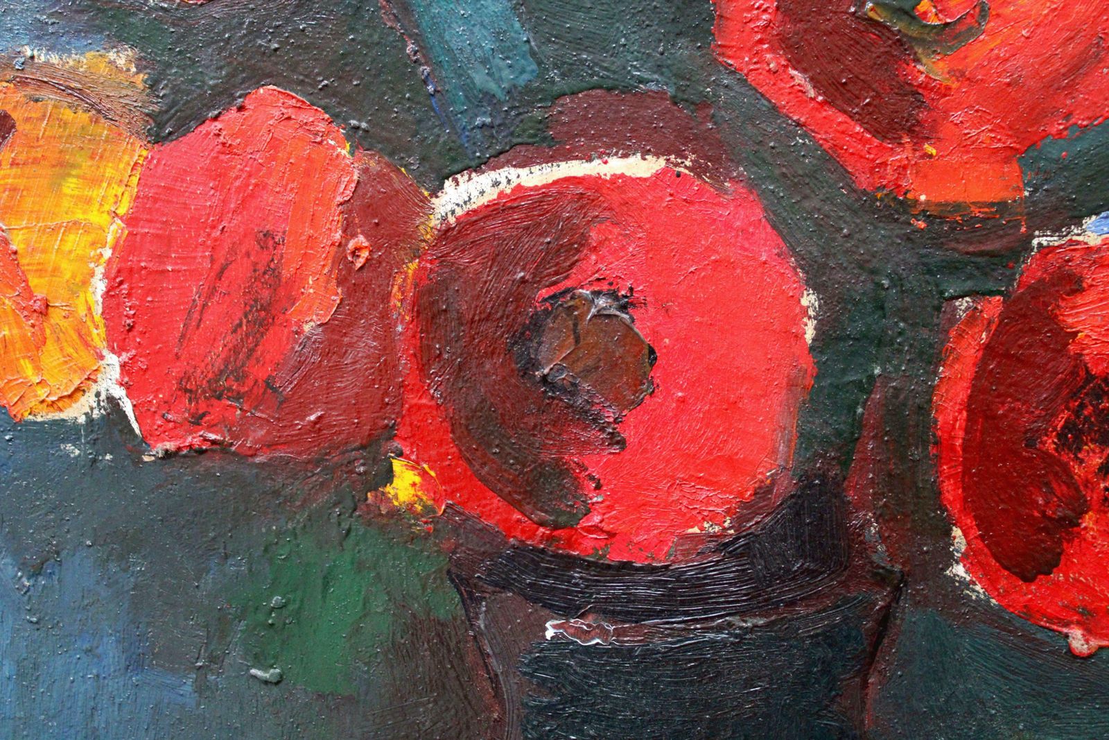 Aleksandr Rodin Flowers. Oil On Cardboard, 71.5x56 Cm photo vinterior