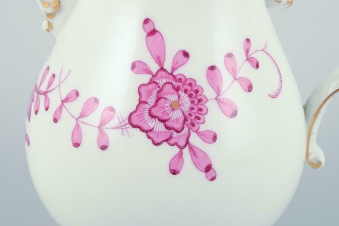Meissen, Germany, Pink Indian. Porcelain Mocha (Demitasse) Pot. photo vintage