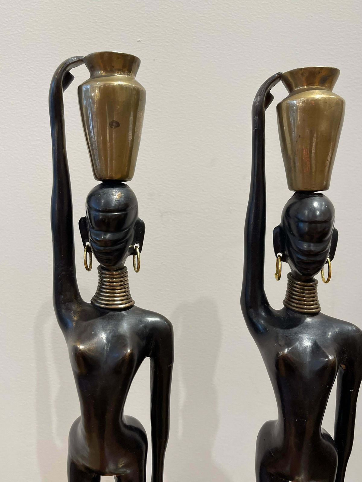 A Pair Of Women Carrying Water, In The Style Of Hagenauer photo buy