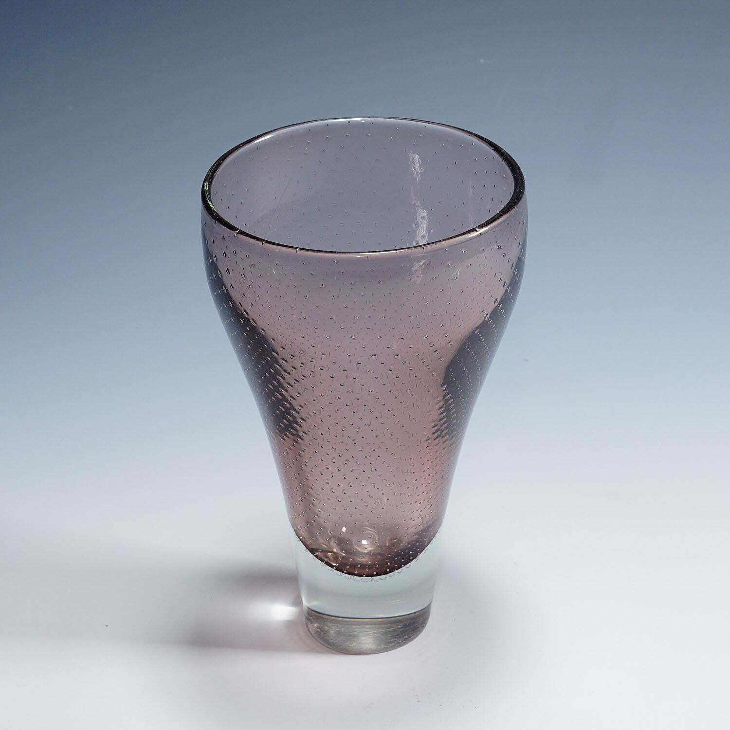 Art Glass Vase By Gunnel Nyman For Nuutajarvi Notsio photo for sale