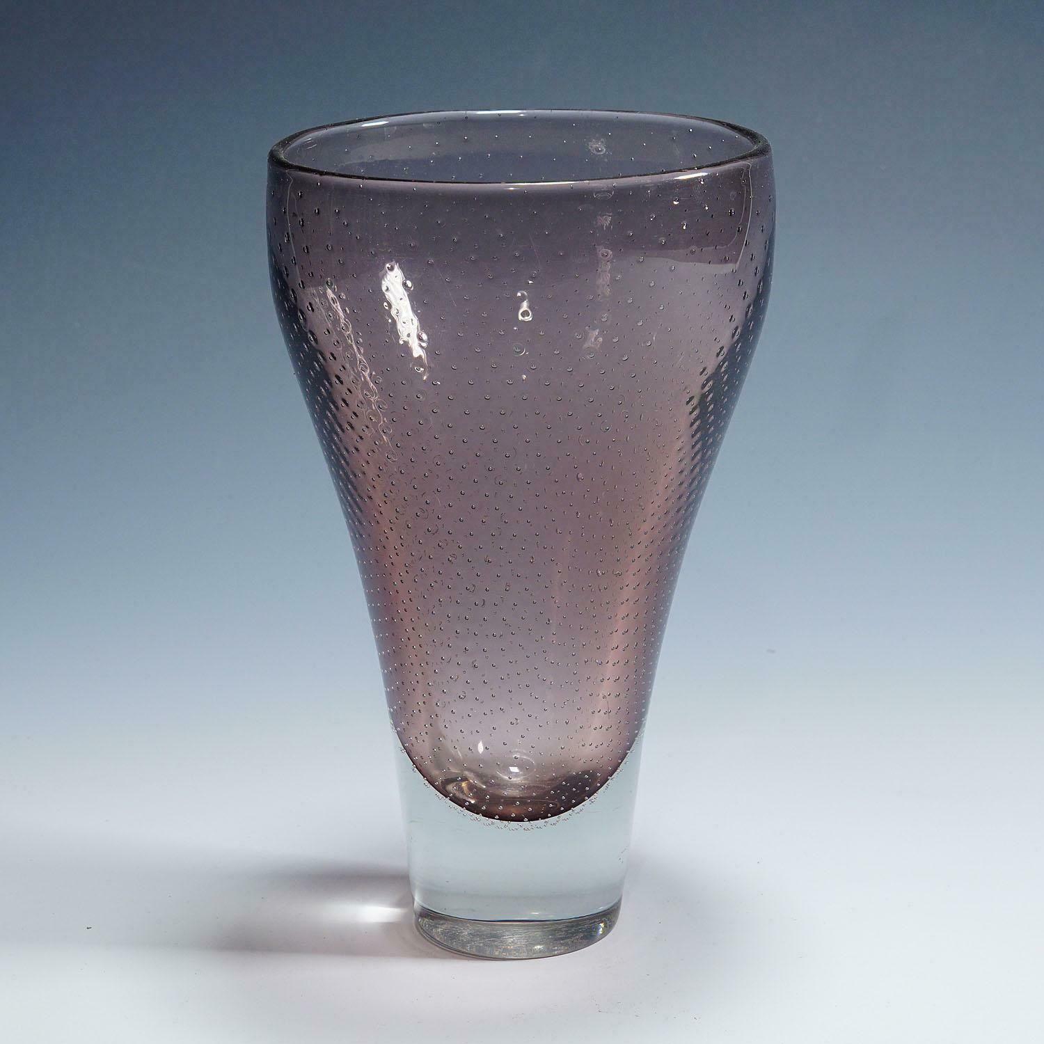 Art Glass Vase By Gunnel Nyman For Nuutajarvi Notsio photo Home Decor