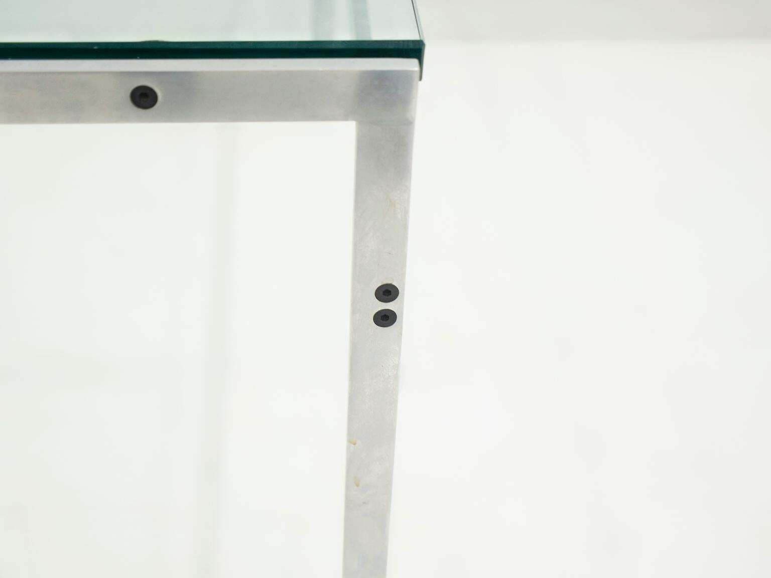 Preben Fabricius And Jørgen Kastholm Coffee Table Of Steel And Glass photo Furniture