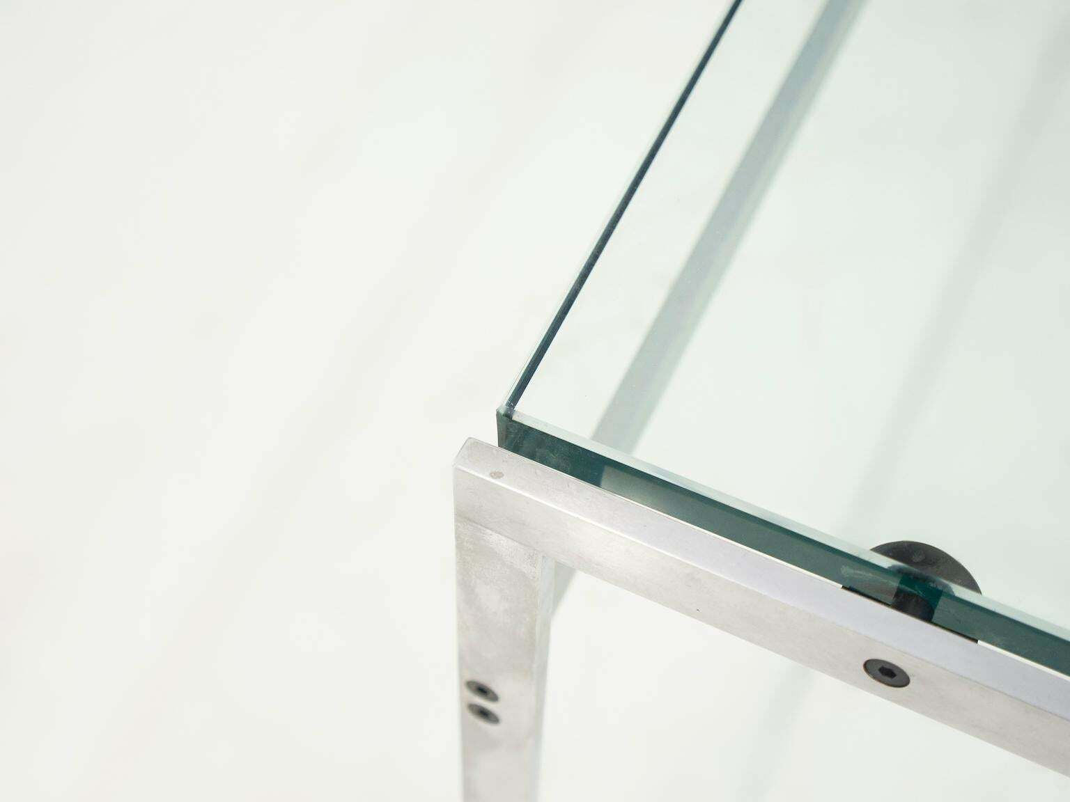 Preben Fabricius And Jørgen Kastholm Coffee Table Of Steel And Glass photo buy