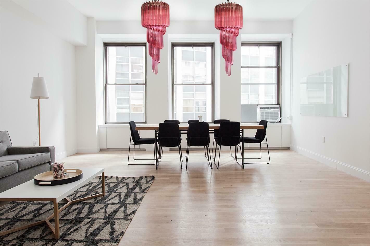 photo vinterior Murano Chandeliers Crystal Pink Prism, Murano