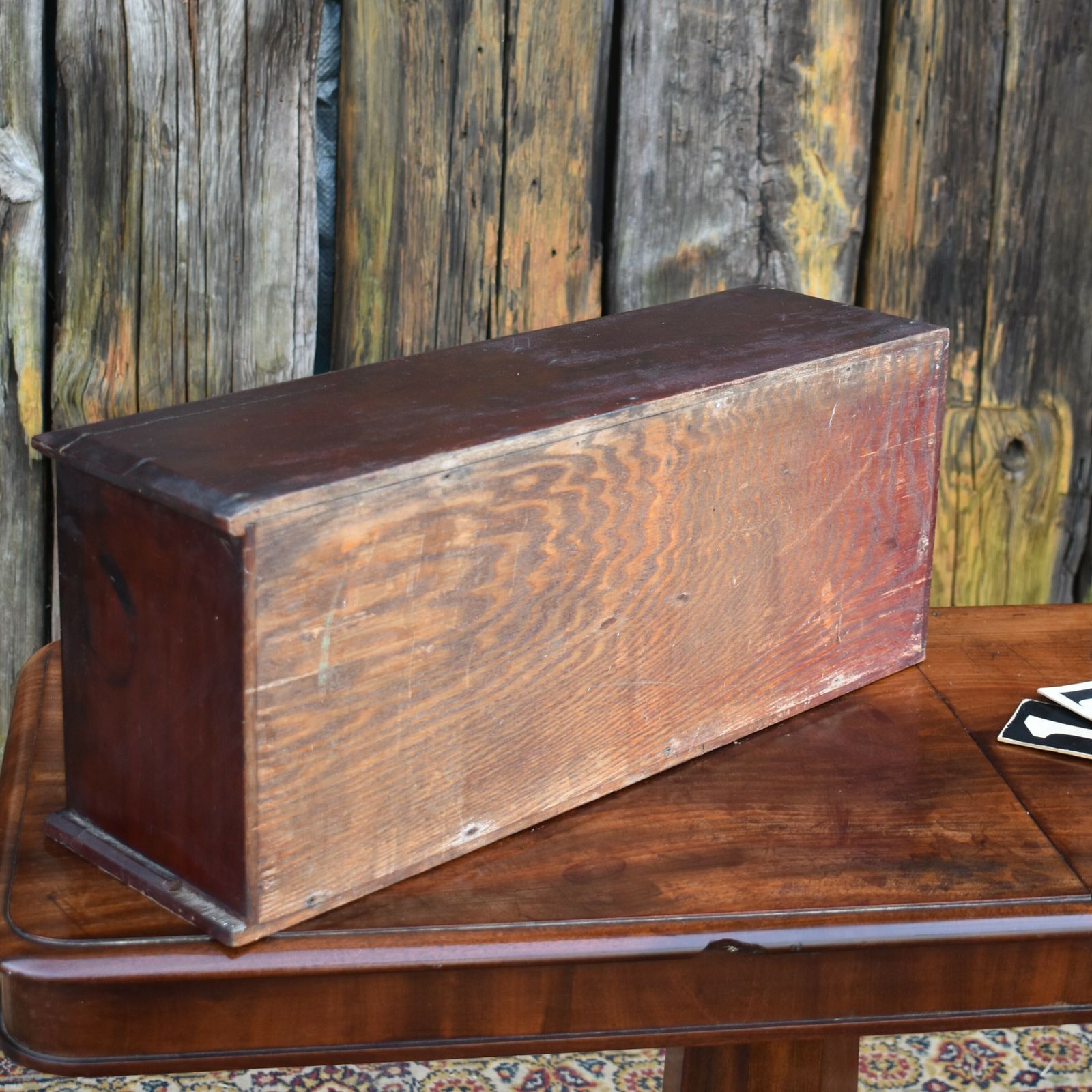 photo furniture Antique Victorian Mahogany Apothecary Cabinet Haberdashery Bank Of Drawers
