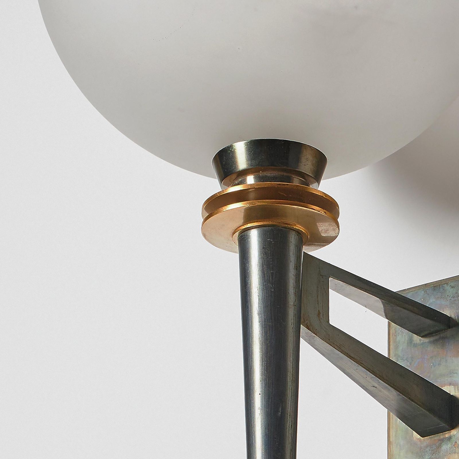 An Important Pair Of French Wall Appliques / Lights Attributed To André Leon Arbus & Gilbert Poillerat photo Lighting